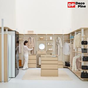 간편구매/오차걱정제로 모노 시스템 행거 옷장 드레스룸 고정식