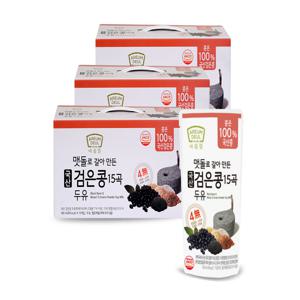 맷돌로 갈아만든 국산 검은콩 15곡두유