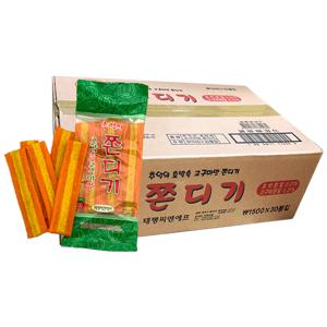 추억의 호박속 고구마맛 쫀디기 120gx30입 1박스 무지개