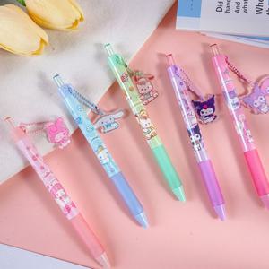 산리오 시나모롤 쿠로미 마이멜로디 포차코 키링 볼펜 5종 세트 캐릭터 선물 굿즈