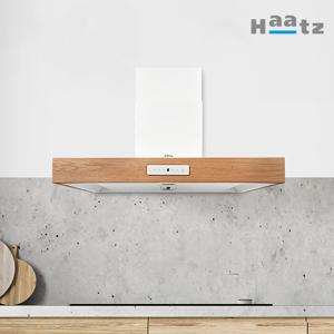 마데라 주방 렌지 침니 후드 환풍기 화이트 우드 PMA-90WH