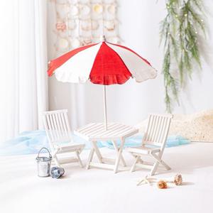 파라솔 테이블 의자 세트(소 45cm)