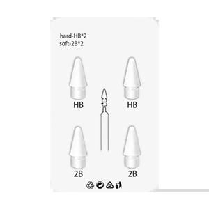 애플펜슬 1세대 2세대 교체형 2B HB 펜촉팁 4P