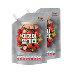 아임요 이것이 딸기다 1kg*2개 세트 라떼 스무디 에이드 토핑