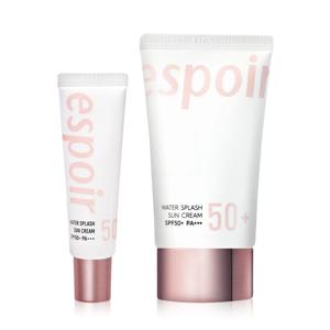 워터 스플래쉬 선크림 세라마이드 60ml+20ml 화장품세트 대용량 수분 여성선크림