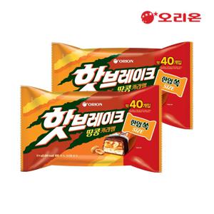핫브레이크 땅콩카라멜 미니 한입쏙 (574g) X 2개