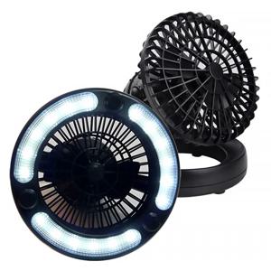 2in1 LED 캠핑 랜턴 겸 캠핑 탁상용 걸이형 휴대용 선풍기
