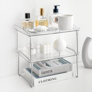 [1+1] 화장품트레이 아크릴 화장품 선반 정리대 향수 진열대