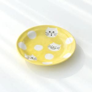 고양이 노랑접시