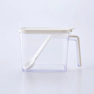 오리스타 스푼 양념통 화이트 600ml 파우더 설탕 소금 조미료통 보관용기