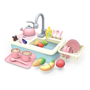 베티베카 물 나오는 싱크대 주방놀이 (블루)