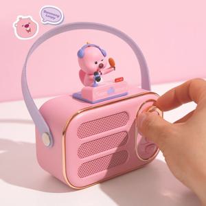 잔망루피 블루투스 스피커 휴대용 미니 라디오 귀여운 피규어 캐릭터 굿즈