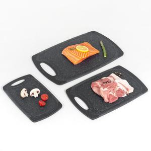 블랙 마블 양면 도마 S(소)+M(중)+L(대) 3종 세트 논슬립 사각 커팅보드