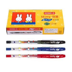 미피 향기나는 볼펜 12p 필기 중성펜 학용품 0.5mm