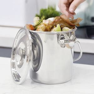 이지 304 스텐 진공밀폐 음식물 쓰레기통 3L