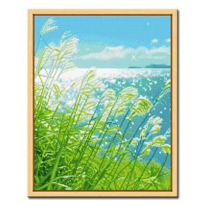 DIY 보석십자수 액자형 풍경 43x54cm D694_바람의 노래
