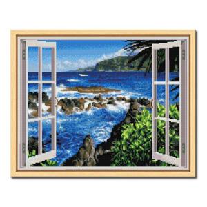 DIY 보석십자수 액자형 풍경 43x54cm D701_오션뷰