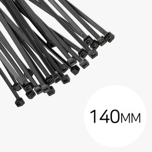 케이블타이 흑색 140mm 전기선 전선 케이블선 정리 고정