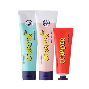 코랄리에 대용량2개+90g 1개 불소 미백 잇몸 입냄새 충치 치약
