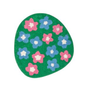 바텐스크루브 욕실매트 플로럴 발매트 60x65 cm