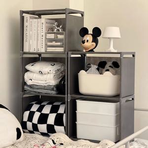 패브릭 수납장 조립식 심플 부직포 옷장 칸별 보관함 자취방 수납장