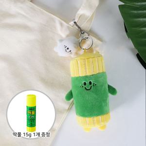 딱이와 푸리 봉제 키링 (딱풀 15g 증정) 캐릭터키링 딱풀증정