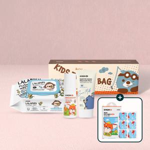 케이맘 나들이필수세트 (핸들형M+비데물티슈70매+모기기피제+선밀크) / 아이스겔밴드 증정