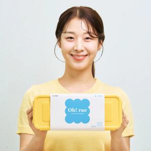 오래 신선 항균 밀폐용기 채반 3000ml 1칸