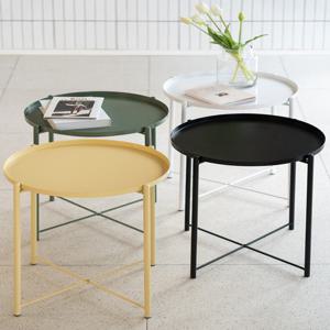 조립식 미니 원형 협탁 쇼파 사이드 테이블