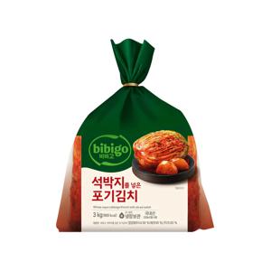 비비고 석박지를 넣은 포기김치 3kg*1개