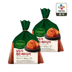 비비고 썰은배추김치 더 풍부한 맛 900g*2개