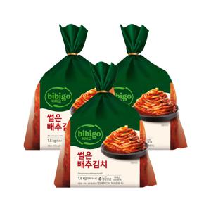 비비고 썰은배추김치 1.8kg*3개