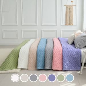국내산 순면워싱 60수 피그먼트 이불 겸 패드SS/Q (7colors)