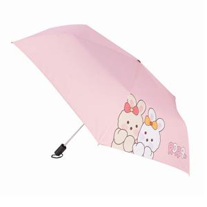 로라앨리 트윈 3단수동 우산 50cm