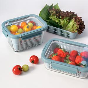 케이트 왈츠 밀폐용기 물빠짐 콜렌더 퓨어락 2size 택1