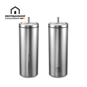 올스텐 304 빨대 보온 보냉 텀블러 600ml 메탈 1P