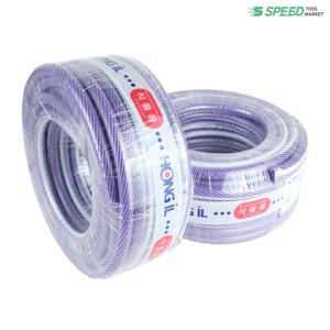 홍일 꼬이지 않는 물호스 고무호스 15mm 30M 트위스터 식품용 친환경 무독성