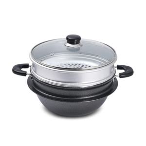 대형 찜솥 양수 튀김냄비 가마솥 떡 만두찜기 30cm