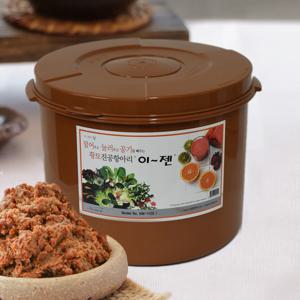 대용량 진공 항아리 반찬통 김치통 누름통 누름독 8리터 원형