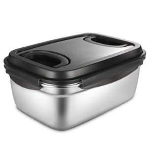 스텐 푸드컨테이너 대용량 김치통 물김치 동치미 반찬통 5.5L