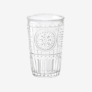 빈티지 카페 유리컵 물컵 커피 유리잔 340ml