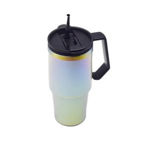 오로라 스텐304 손잡이텀블러 보온보냉 빨대텀블러 750ml