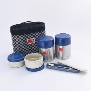 국산 대용량 트윈 보온도시락 찬합 도시락통 1810ml