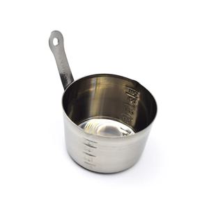 국산 숏 스텐 계량컵 베이킹 스쿱 비커 눈금컵 200ml