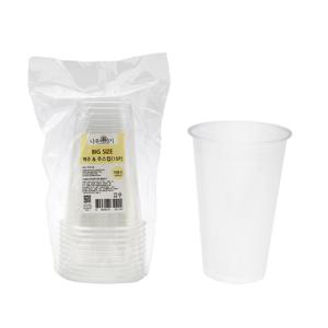 일회용 테이크아웃 컵 (10개입) 플라스틱 아이스 컵 480ml