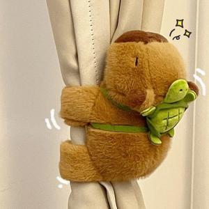 귀여운 카피바라 팔찌 인형 꼬리흔들 손목 봉제완구