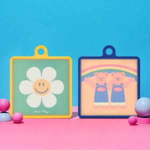 위글위글 양면 도마 2P (스마일위러브,위글베어)