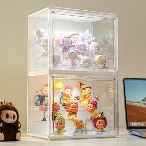 로브 LED 디스플레이 장식장 피규어 아크릴케이스 진열장 레고 전시장 보관함