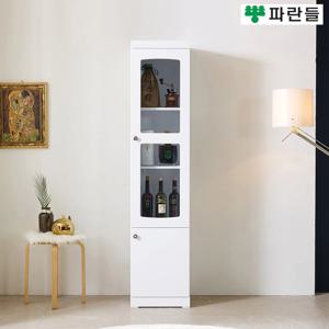 파란들가구 1800 유리문 수납틈새장 거실장식장 틈새수납장