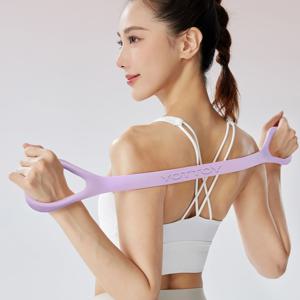 다기능 스트레칭 튜빙밴드 전신운동용 그립바 저항운동 요가 필라테
